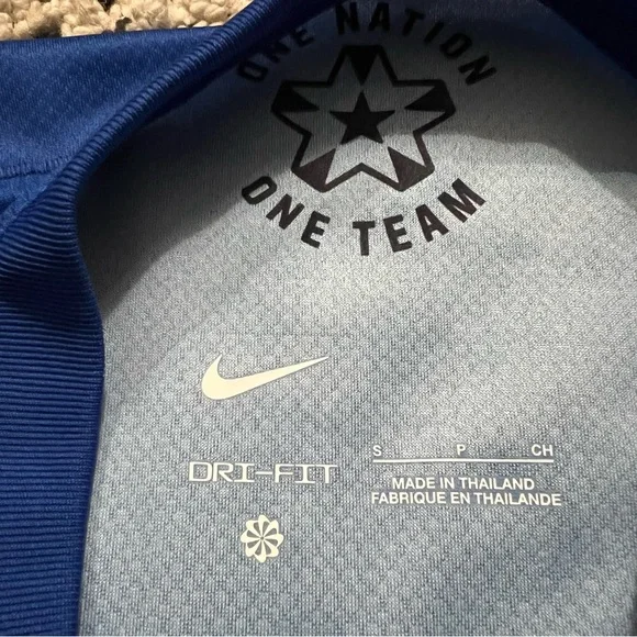 Nike Dri Fit Soccer Jersey USMNT USA 2024/25 Away Blue FJ4277-417 Men’s Small - Picture 10 of 16